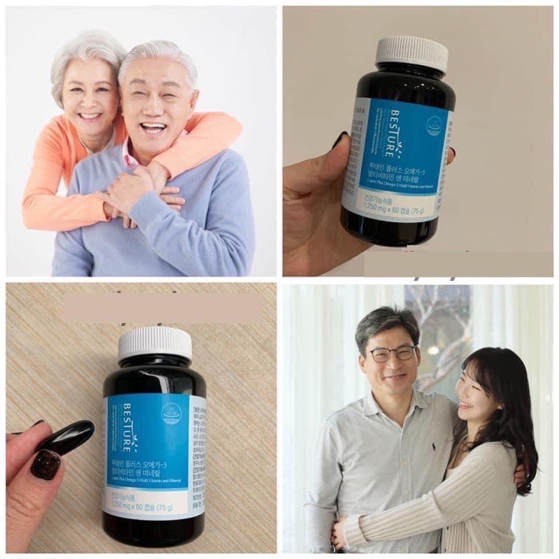 Viên Uống Bổ Mắt Besture 60 Viên Giúp Sáng Mắt Chính Hãng Hàn Quốc