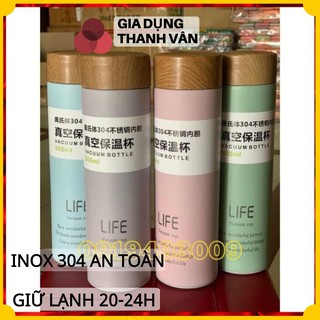 Bình giữ nhiệt, Ly giữ nhiệt inox 304 Caro 500ml