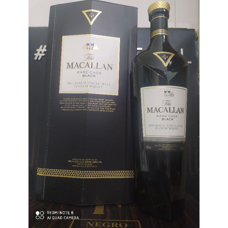 vỏ chai rượu MACALLAN RARE ĐỎ-DEN