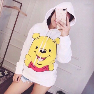 Hoodie nỉ bông gấu pooh