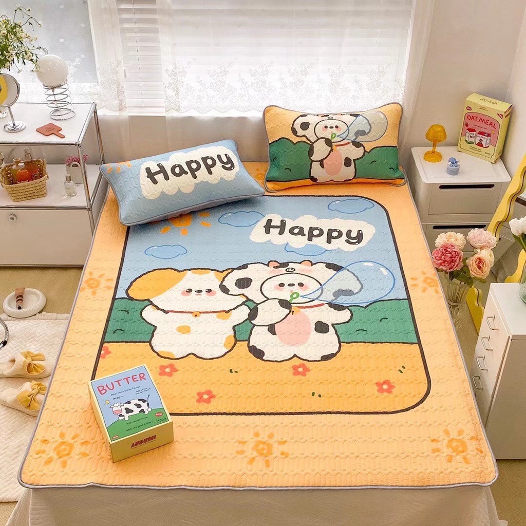 [ FREESHIP ❤️] Chiếu Điều Hòa Mủ Cao Su Non ADU79 Bedding Họa Tiết 5D - 2D Mát Lạnh Chuẩn Hàng Loại 1