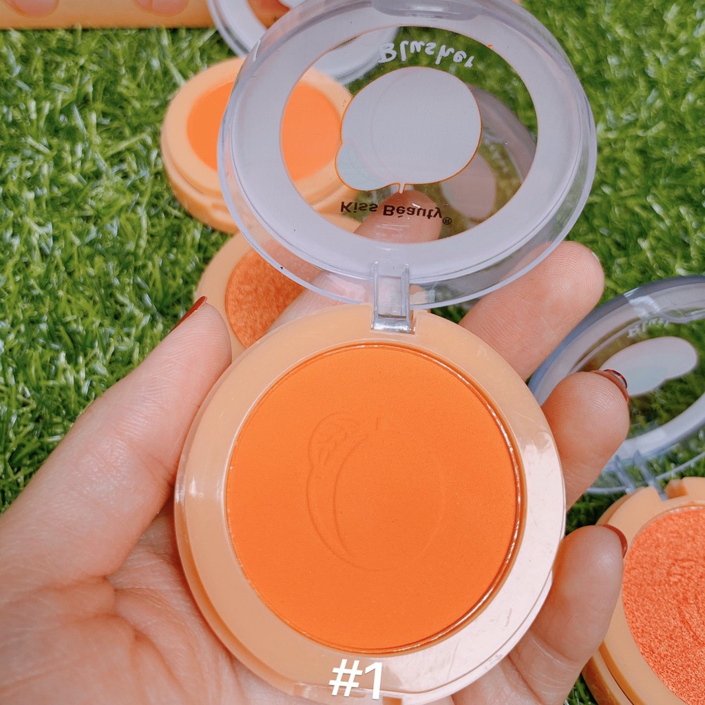 Phấn má hồng kiss beauty peach [HOT] | BigBuy360 - bigbuy360.vn