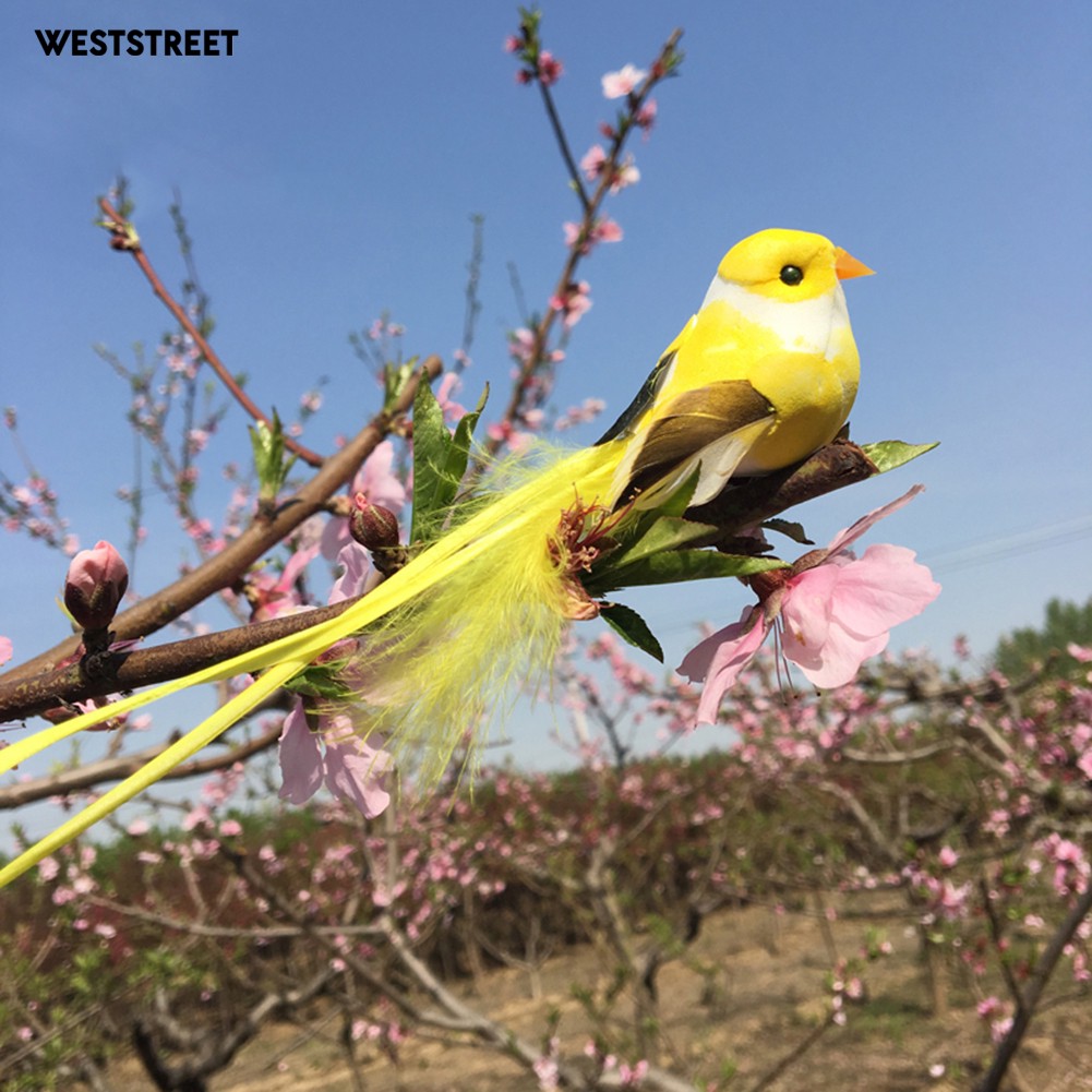 Mô hình chim giả trang trí xinh xắn bắt mắt