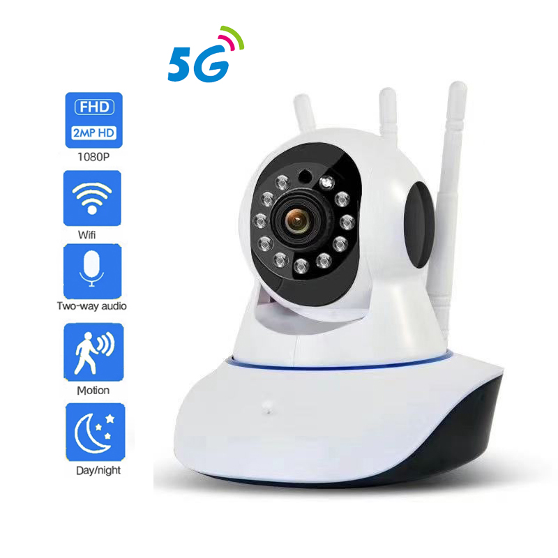 Camera An Ninh 1080p 5g Wifi Xoay 360 Độ