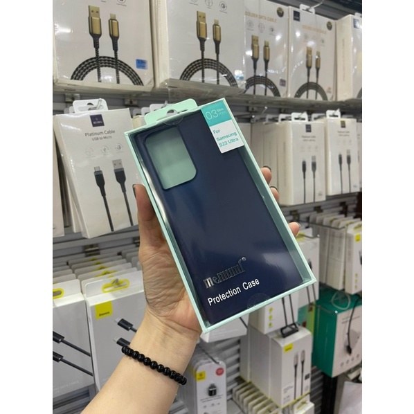 Ốp lưng Memumi Samsung S23,S23 PLUS,S23 ULTRA,S22 Ultra, S22, S22 Plus siêu mỏng 0,3mm chống Vân tay chính hãng