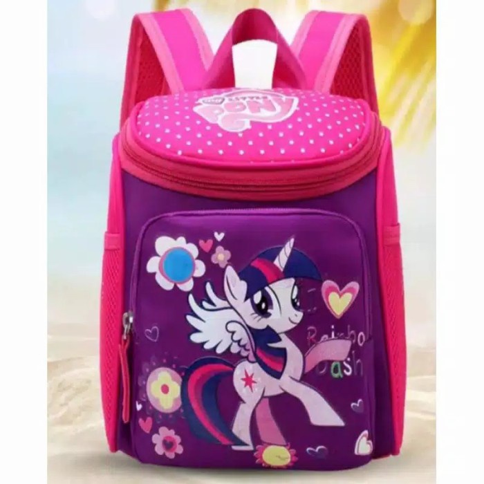 Ba Lô Họa Tiết Ngựa Pony Z2R1 Dễ Thương Cho Bé