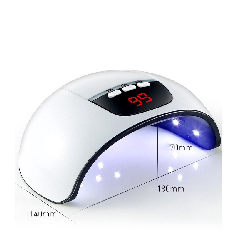 Máy Hơ Gel 54W Chính Hãng, UV/LED Dùng Được Với Pin Dự Phòng, Laptop Khi Mất Điện