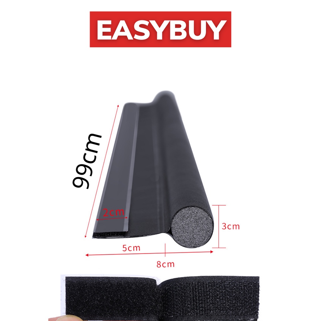 Nẹp Mút Xốp 99cm Dán Chặn Đáy Khe Cửa Ngăn Gió Mùa, Cách Nhiệt, Cách Âm, Ngăn Côn Trùng Bụi Bẩn