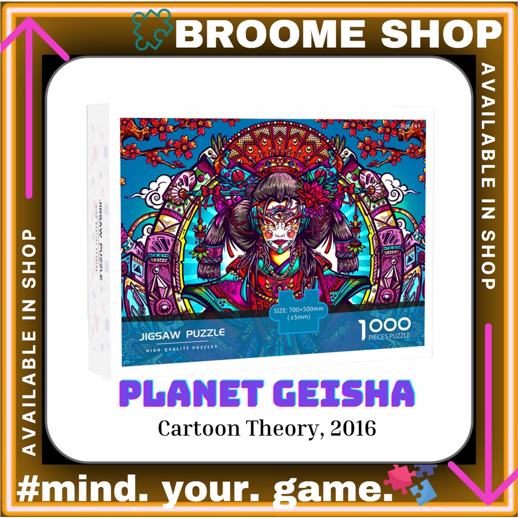 Bộ Tranh Ghép Hình PLANET GEISHA 1000 Pcs Jigsaw Puzzle Tranh Ghép 50x70 Puzzle Cao Cấp Tranh Xếp Hình 1000 mảnh Puzzle