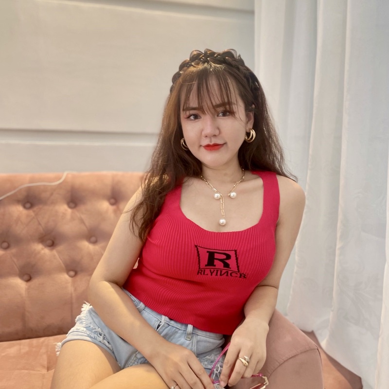 chocker vòng cổ xích to đính hạt thiết kế cá tính cho nữ mã th16556