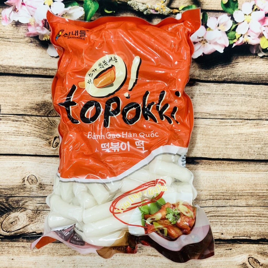 1KG TOKBOKKI KÈM SÔT VÀ BỘT PHÔ MAI