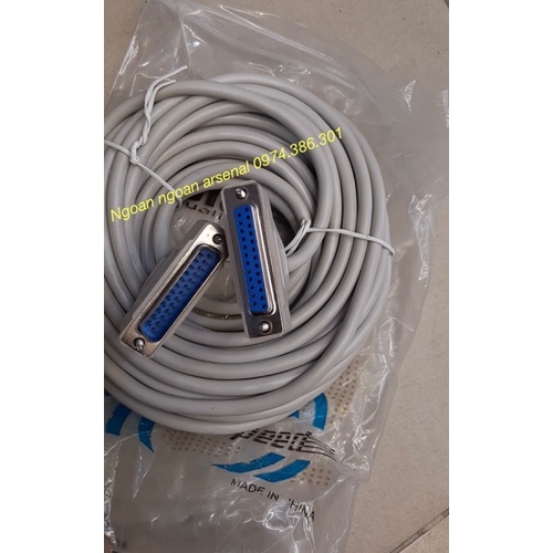 Dây tín hiệu DP chuẩn 25 chân đực cái hai hàng. Báo giá 1 dây