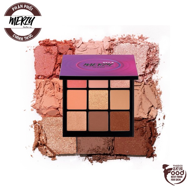 Bảng Phấn Trang Điểm Đa Năng Merzy Bite The Beat Shadow Palette Pop In Mood