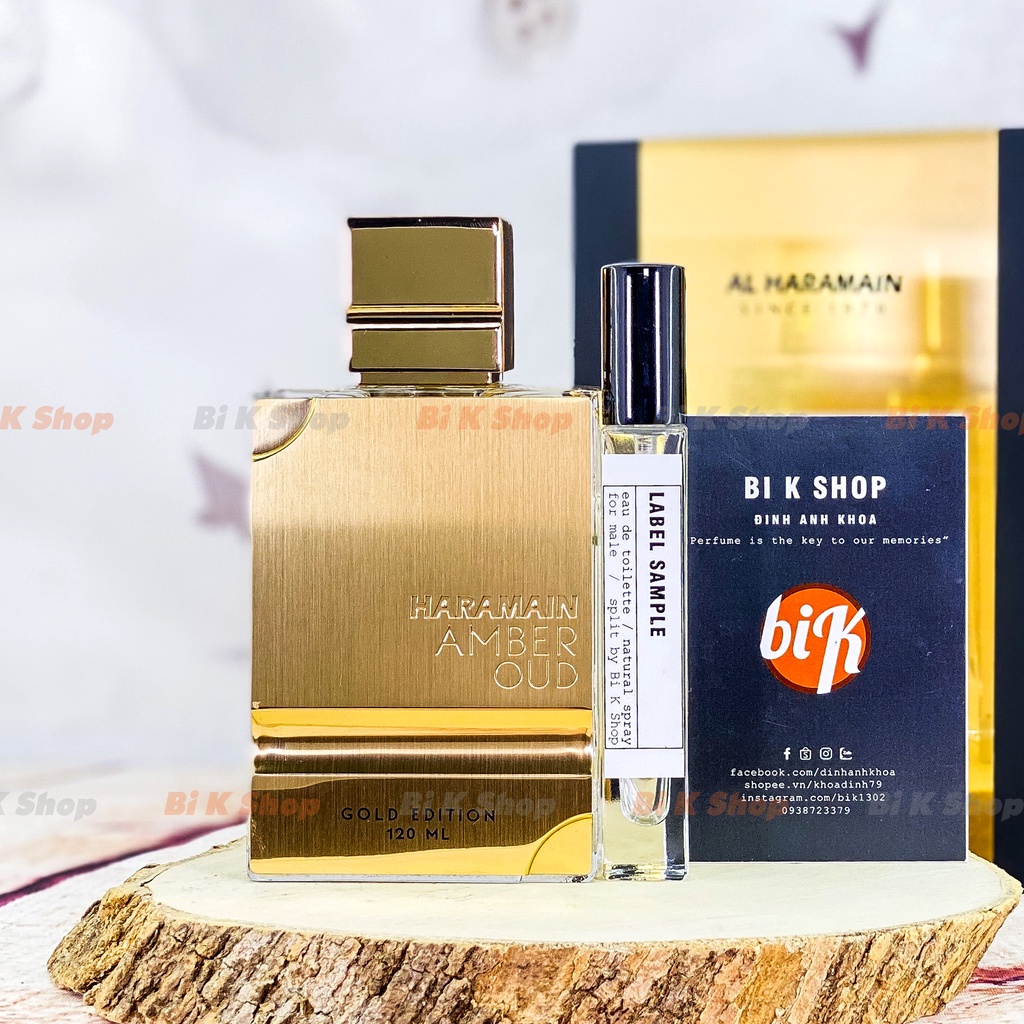 Bi K Shop - Nước hoa unisex Al Haramain Perfumes Amber Oud Gold Edition