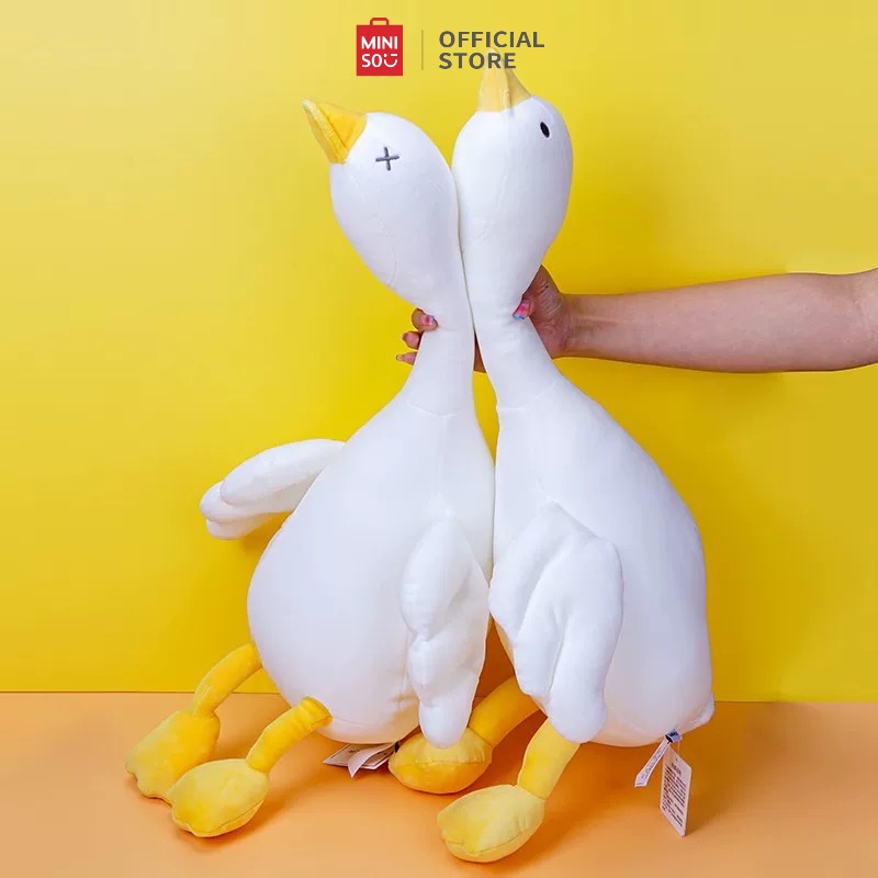 Thú bông Ngỗng Trắng Miniso xinh xắn dễ thương - Giao ngẫu nhiên