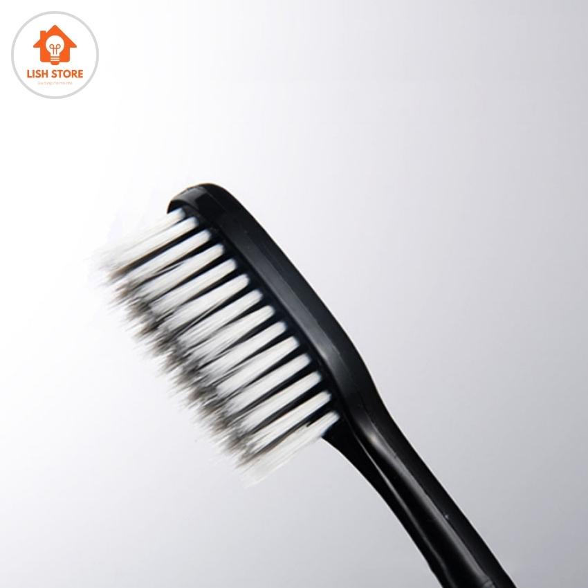Bàn chải đánh răng [combo 4 chiếc] người lớn bossi mềm than tre hoạt tính hàn quốc LISH Store