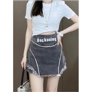 Set chân váy áo croptop nữ cá tính