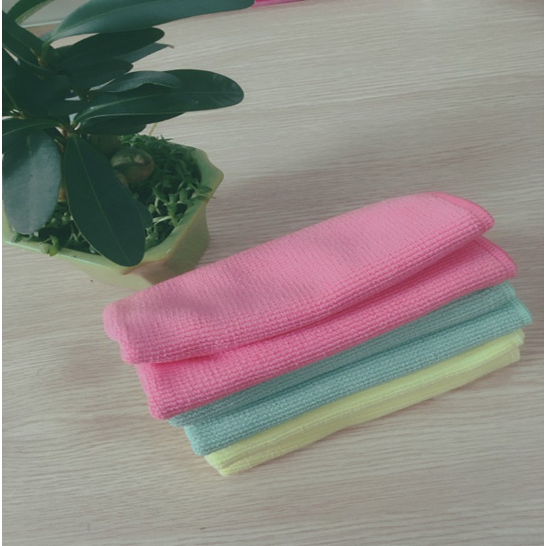 Set 5 Khăn lau ĐA NĂNG Microfiber 31x32 cm