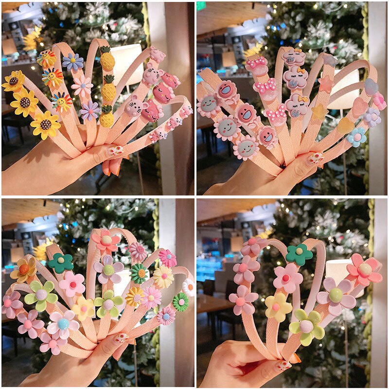 BỜM CÀI TÓC HOA QUẢ HOẠT HÌNH SIÊU CUTE