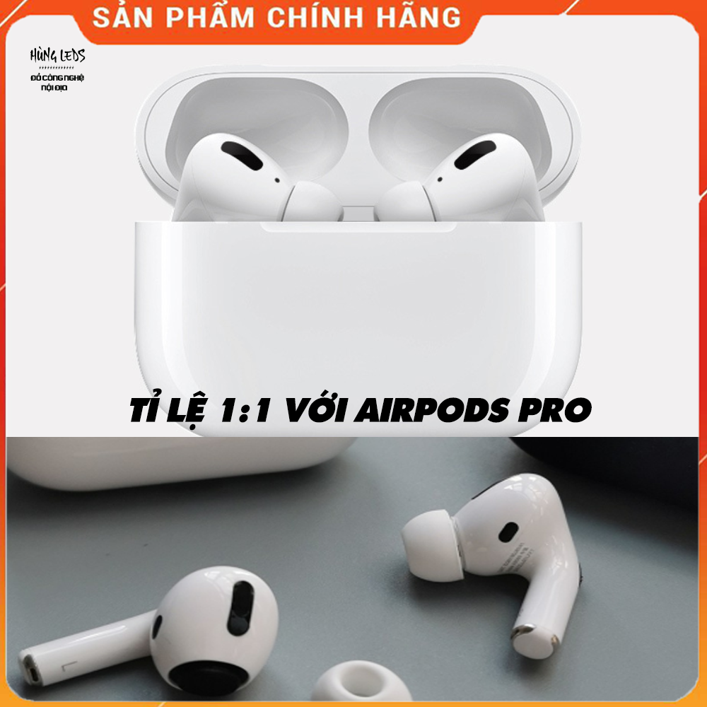 Tai nghe bluetooth Airpod Pro Chip Louda 1536U âm thanh cực chất kết nối siêu nhanh chức năng gốc