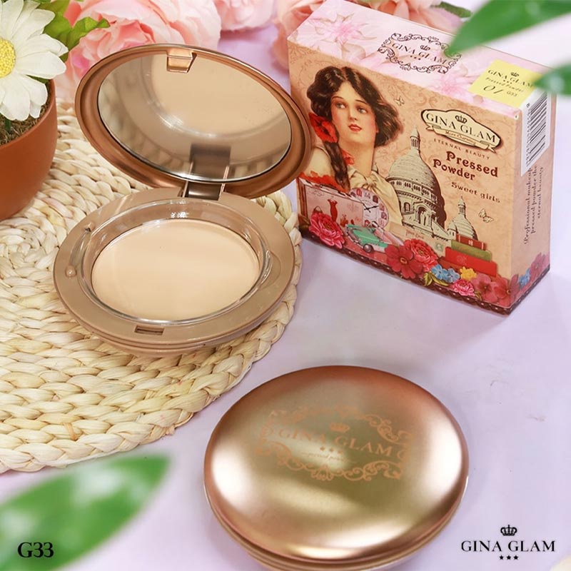 Phần Nền Gina Glam Pressed Powder 15g