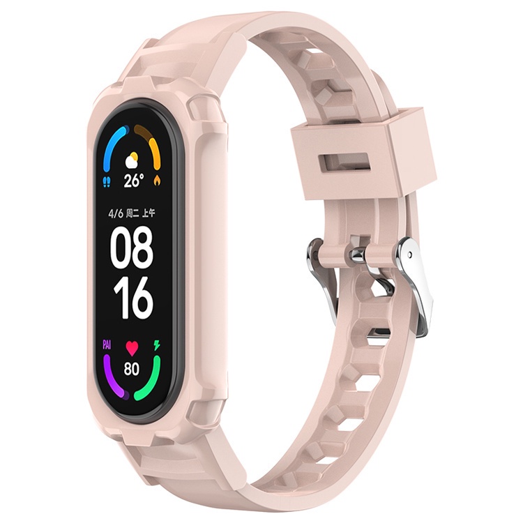 Dây đeo thay thế bằng silicon dành cho đồng hồ thông minh Xiaomi Mi Band 6/5/4/3