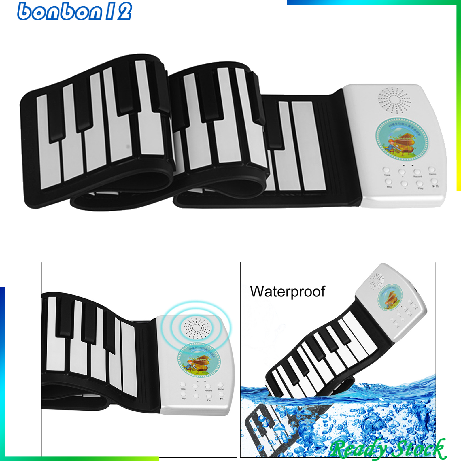 [Home Appliances]Roll Up Piano Electric Digital Roll Up Keyboard Piano Gifts