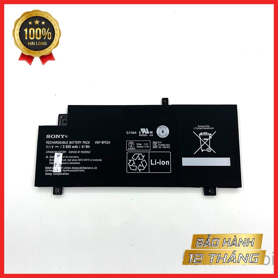 Sony S34, SVF14, SVF15, BPS34, SVF14AC1QL,VGP-BPS34, Sony vaio Fit 15 Touch 14 (5star.Hanoi)