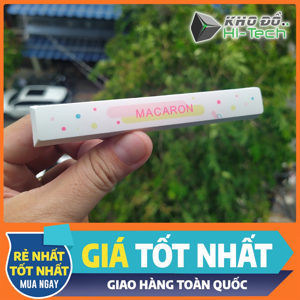 Nút keycap MACAROON lẻ 💖 𝘍𝘳𝘦𝘦𝘴𝘩𝘪𝘱 💖 màu dễ thương  cho bàn phím cơ - Cherry profile, nhựa PBT dye-sub dày dặn