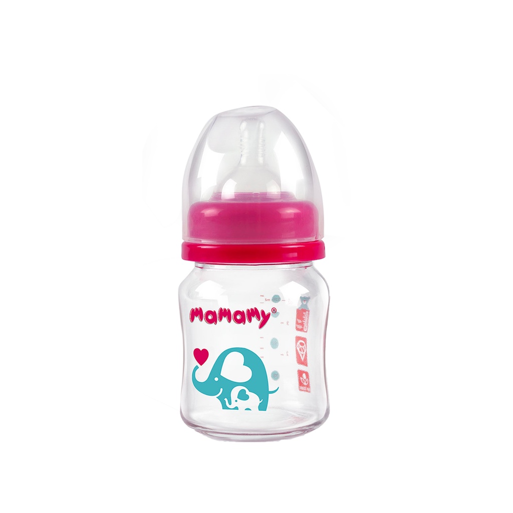 [1 TẶNG 1]Mua 1 bình sữa thủy tinh Mamamy 120ml tặng 1 bình cùng loại