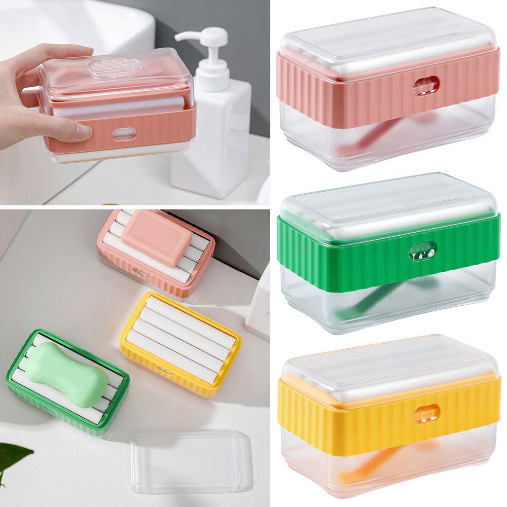 Hộp Đựng Xà Phòng Dạng Lỏng Hai Lớp Tiện Dụng Cho Nhà Bếp