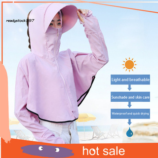 Nón Trùm Đầu Chống Nắng Khi Đi Xe Đạp Cho Nữ