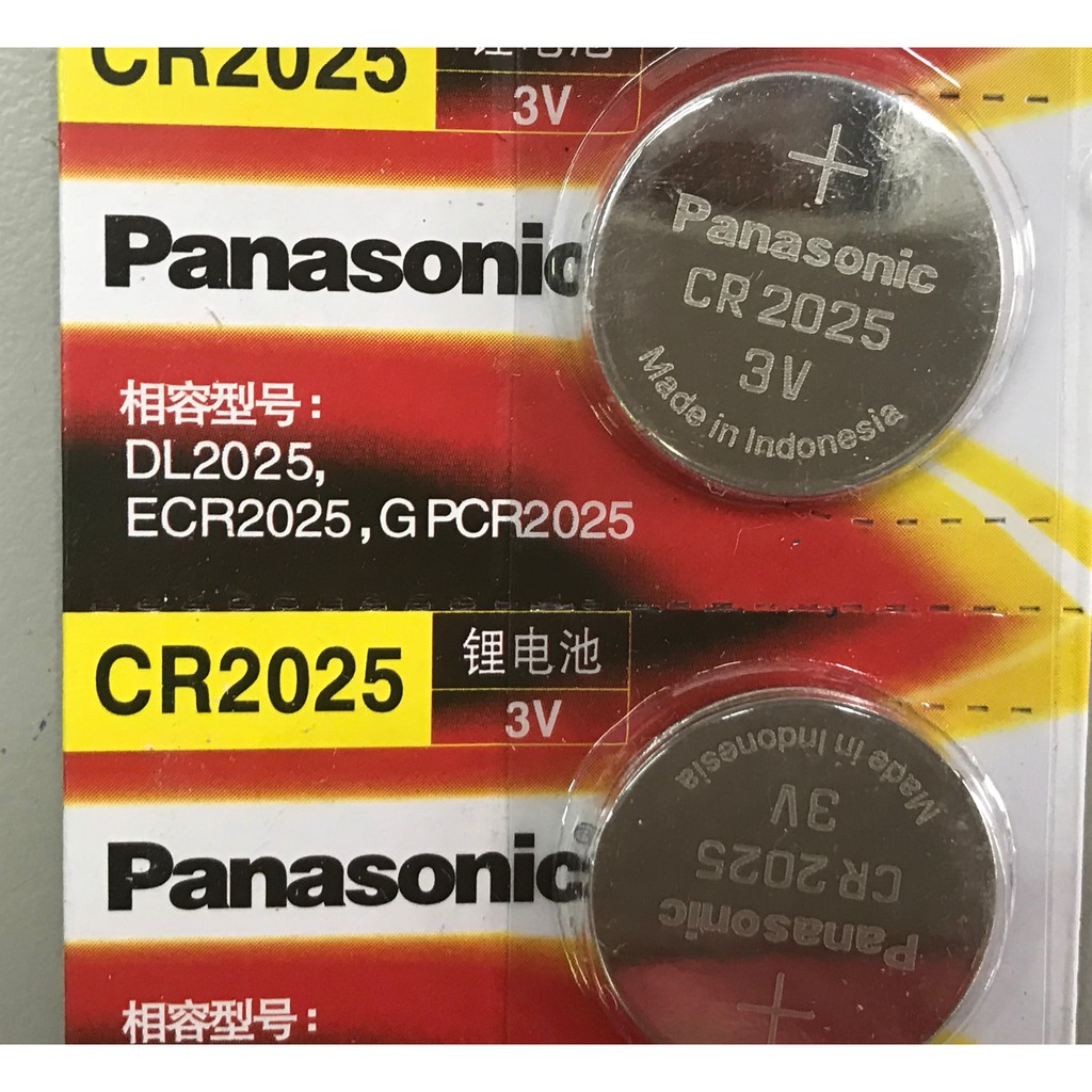 Pin nút Panasonic CR2032 / CR2025 / CR2016 / CR1632 / CR1620 / CR1616 / CR1220 Panasonic 3V Lithium