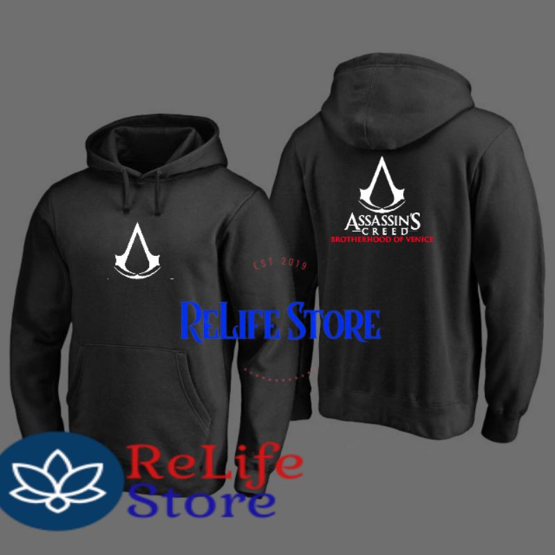 Áo Khoác Hoodie In Hình Assassin 's Creed Brotherhood Of Venice Độc Đáo