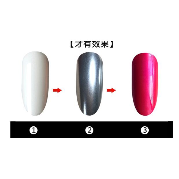 Set sơn gel AS màu xanh kính JM bộ 7 chai (6 chai màu + 1 chai đế bạc)