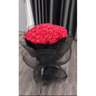 bó hoa hồng sáp 50 bông