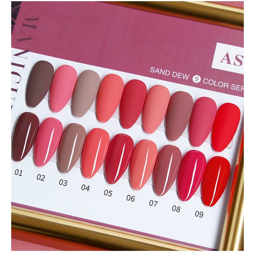 Sơn gel AS red - đỏ hồng mã ASL