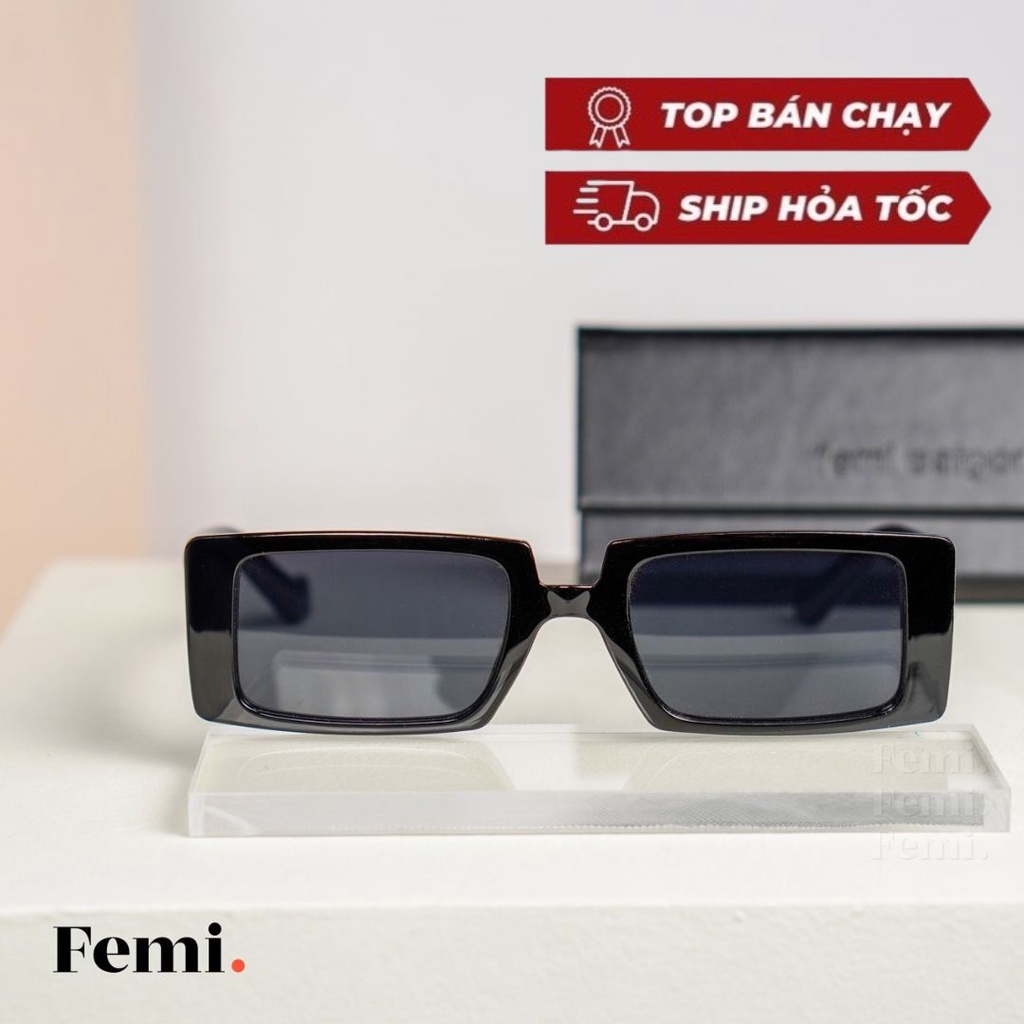 Kính thời trang Femi Dara phong cách Retro kính râm nữ Hot Trend