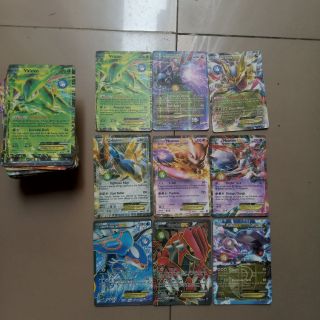 Combo Hủy Diệt 120 thẻ bài pokemon EX, MeGa (tặng 1 bộ bài uno)