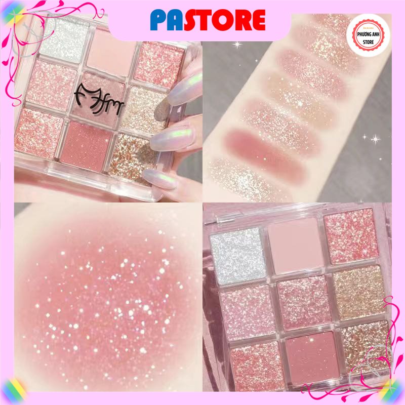 Bảng Phấn Mắt 9 Màu Loại Mới Hàng Nội Địa Trung