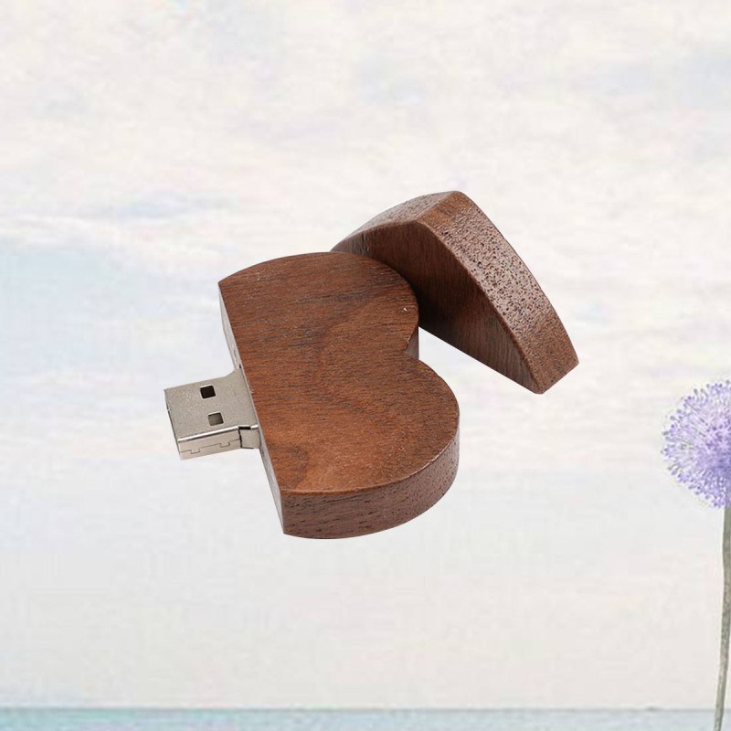 1 Usb Hình Trái Tim Bằng Gỗ Siêu Nhẹ Dễ Thương | BigBuy360 - bigbuy360.vn