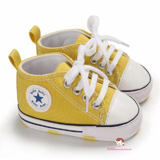 ❤Xzq-newborn Bé Trai Bé Gái Pram Giày Đế Mềm Sơ Sinh Tập Đi Trẻ Sơ Sinh PreWalker 0-18M Vương Quốc Anh