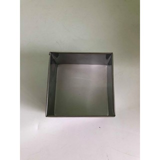 Khuôn ring inox vuông 10x6cm
