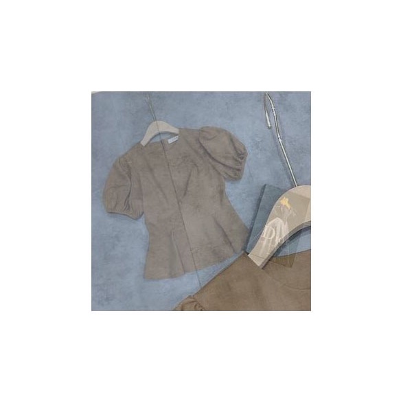 Áo sơ mi công sở ❣️FREESHIP❣️ÁO CỔ TRÒN PEPLUM- Hàng thiết kế chuẩn