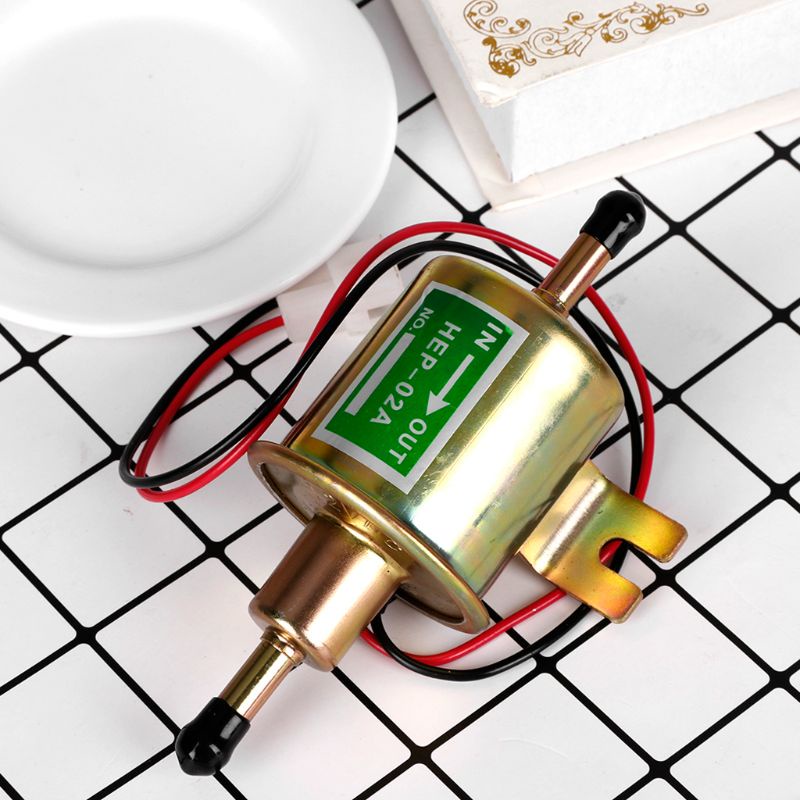Bơm Nhiên Liệu Áp Suất Thấp HEP-02A 12 / 24V Chất Lượng Cao Cho Bộ Chế Hòa Khí Xe Máy