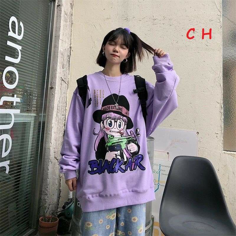 Áo Nỉ Basic Cậu Bé [FREESHIP] Sweater dài tay nỉ cotton form rộng; thời trang trend nam nữ unisex cá tính Ulzzang