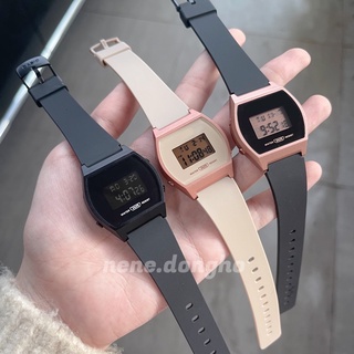 Đồng hồ WR nữ dây cao su kiểu dáng sang trọng cho tuổi teen