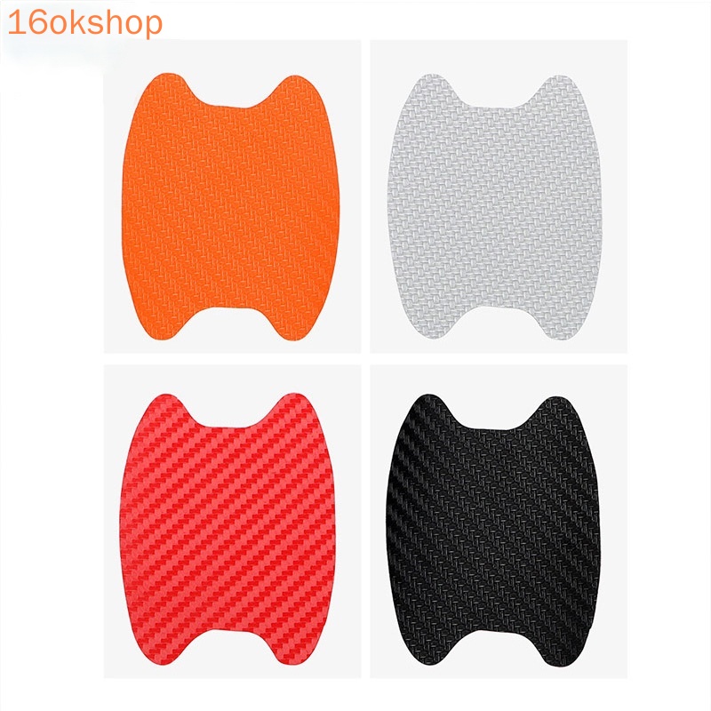 Bộ 4 Miếng Dán 3D Bảo Vệ Chống Trầy Cho Tay Nắm Cửa Xe Hơi