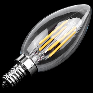 4 Bóng đèn led e12 4w cob 10x3.5cm hình ngọn lửa