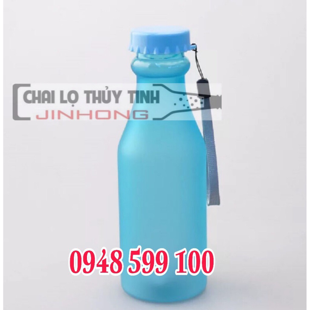 CHAI THUỶ TINH MÀU 350ML DÂY MS05